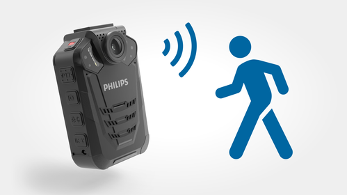 Motion sensor, pre- and post record function for never missing a recording