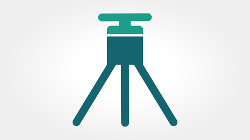 Tripod mount for optimal stable positioning