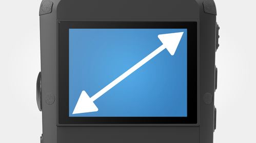 2" LCD screen allows instant video playback