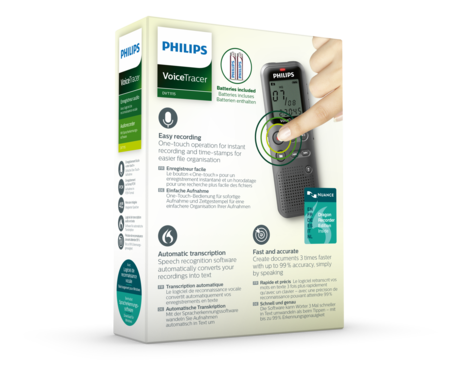 VoiceTracer audiorecorder met spraakherkenningssoftware