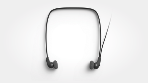 Lightweight stereo headphones for enhanced wearing comfort