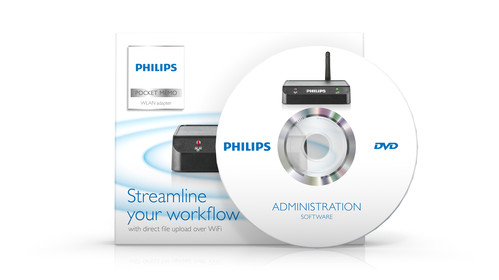 Optionale Administrationssoftware zur Remote-Verwaltung mehrerer WLAN-Adapter