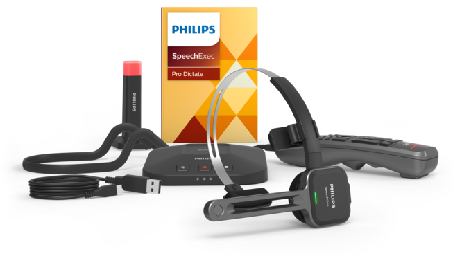 Auriculares inalámbricos de dictado SpeechOne