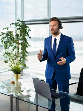 Auriculares inalámbricos de dictado SpeechOne