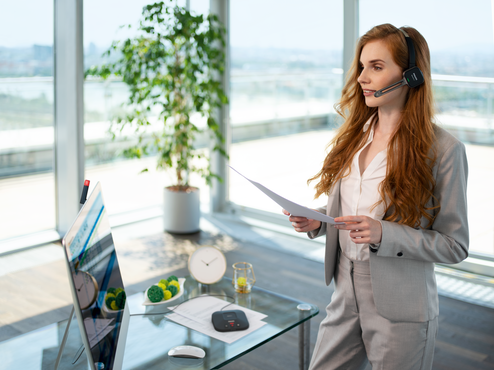 Auriculares inalámbricos de dictado SpeechOne
